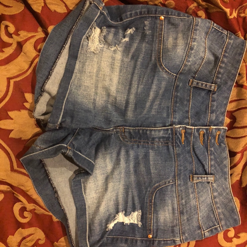 High waisted shorts
